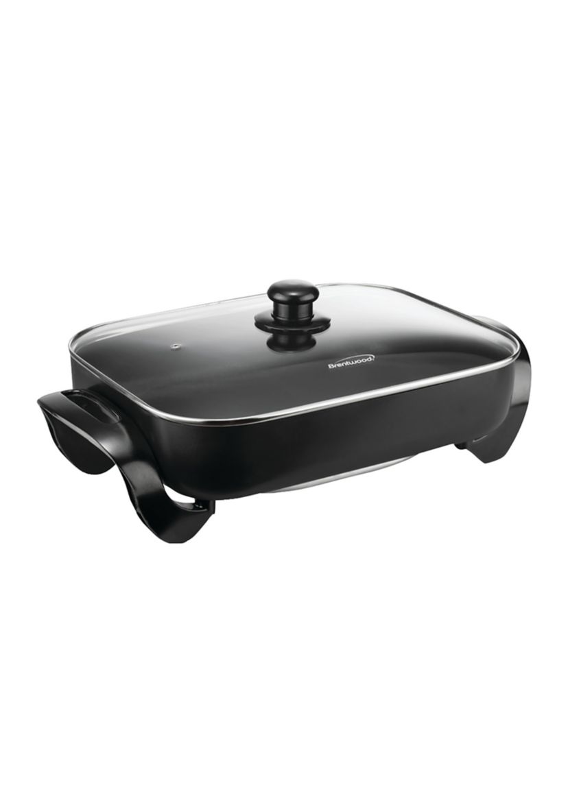  Non-Stick Electric Skillet with Glass Lid