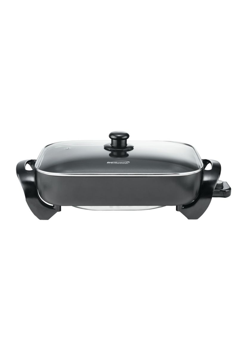  Non-Stick Electric Skillet with Glass Lid