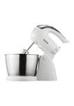 5-Speed + Turbo Electric Stand Mixer with Bowl (White) 