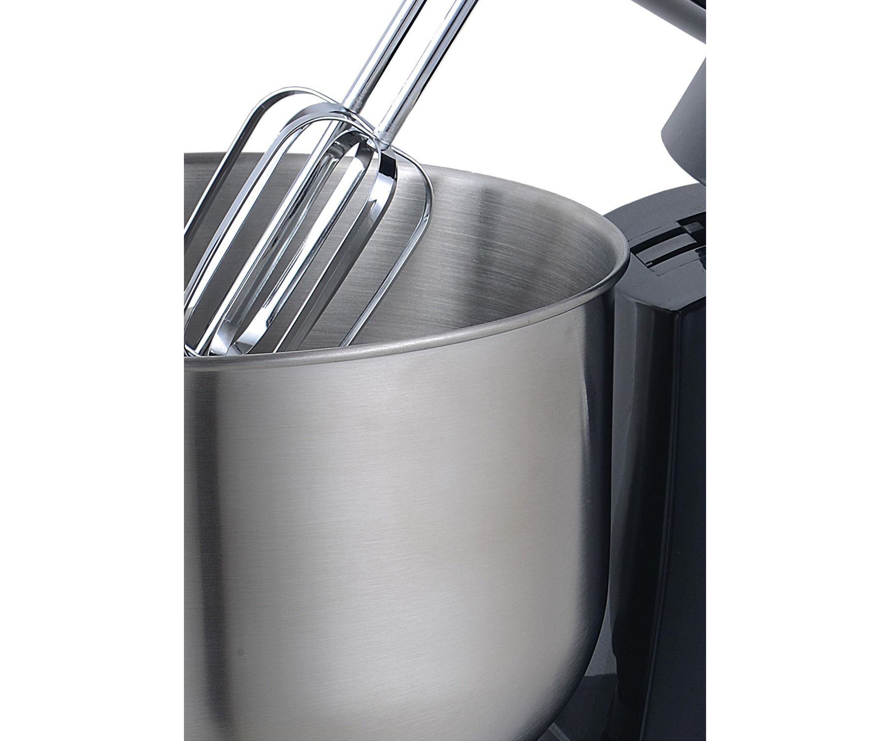 5-Speed Stand Mixer with 3-Quart Stainless Steel Mixing Bowl (Black)