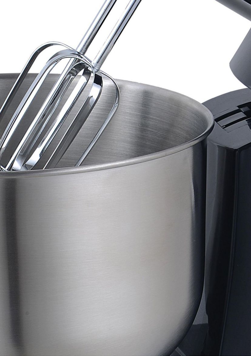 5-Speed Stand Mixer with 3-Quart Stainless Steel Mixing Bowl (Black)
