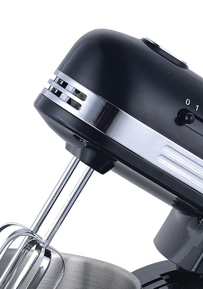 5-Speed Stand Mixer with 3-Quart Stainless Steel Mixing Bowl (Black)