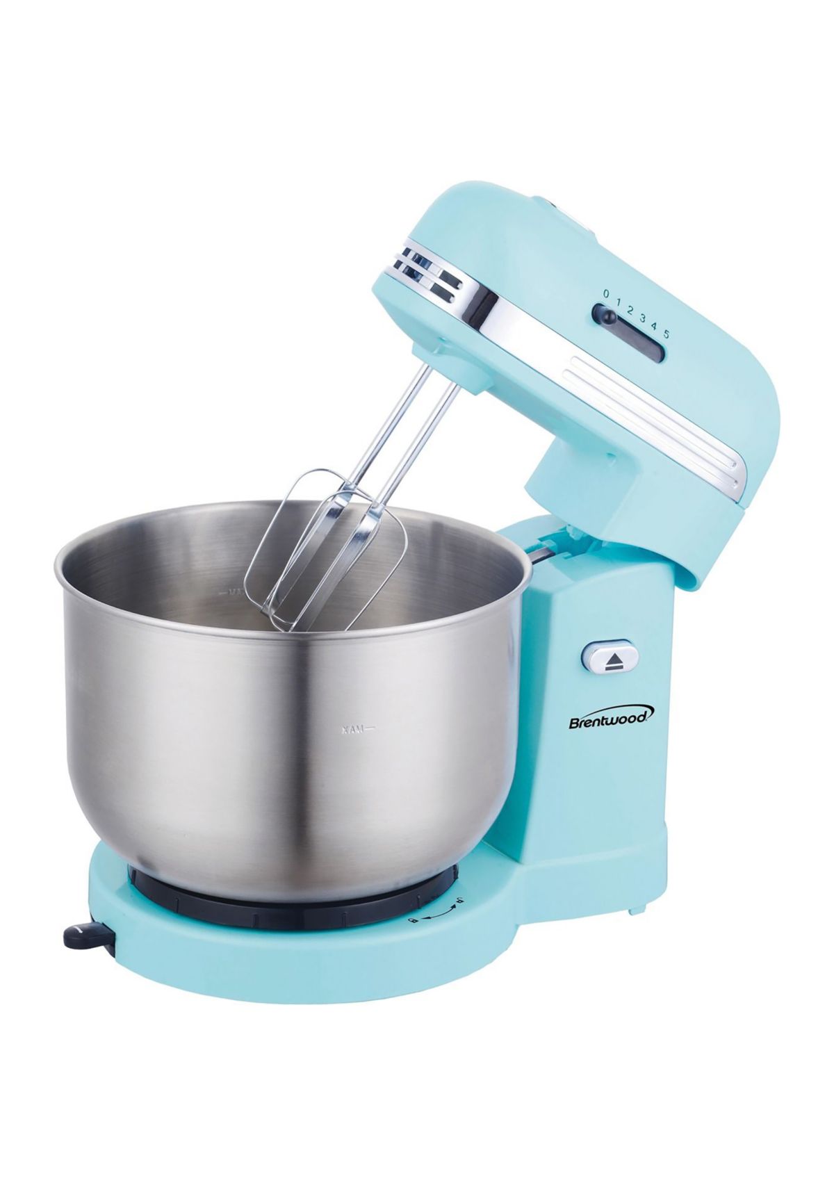 5-Speed Stand Mixer with 3-Quart Stainless Steel Mixing Bowl (Blue)