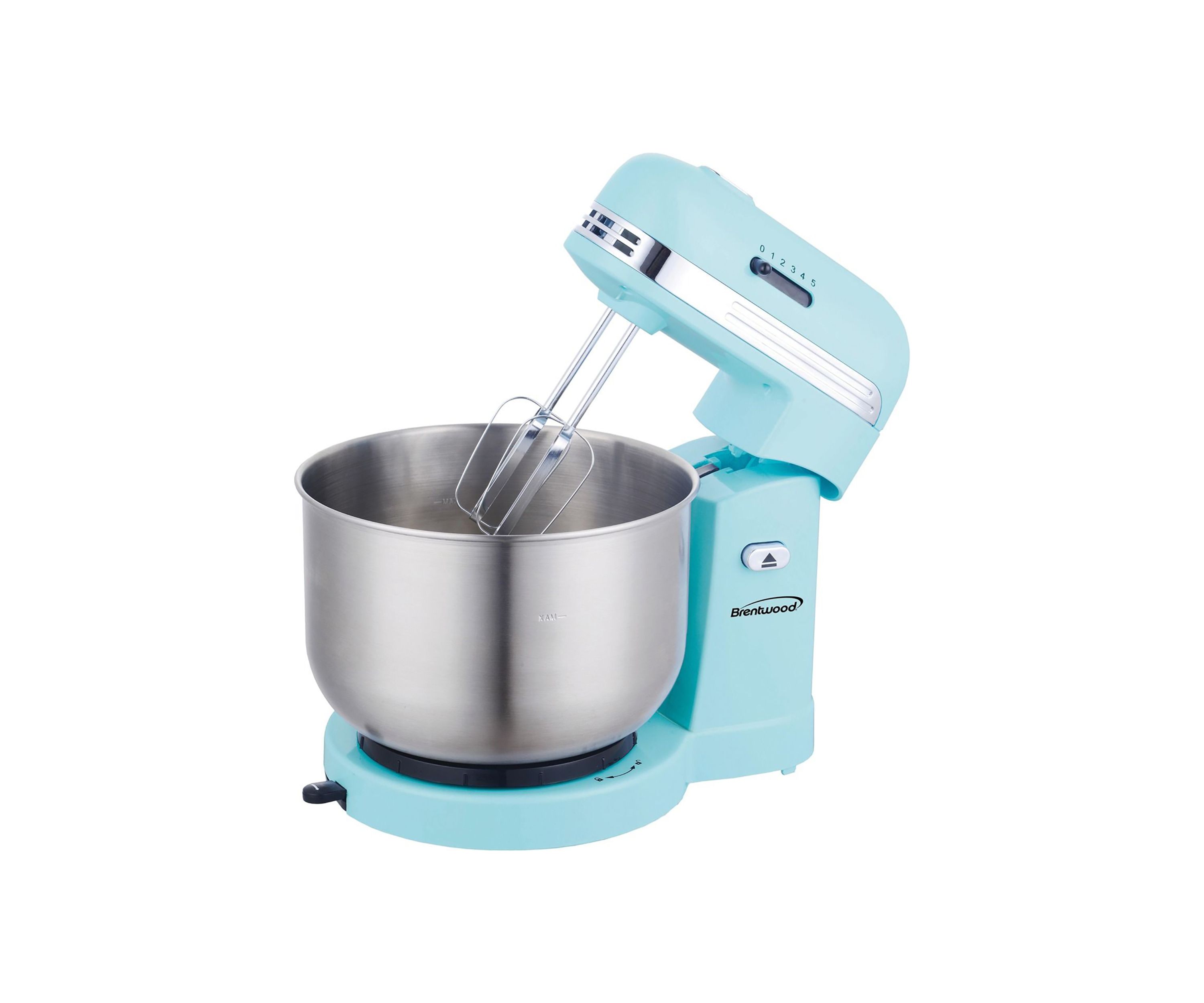 5-Speed Stand Mixer with 3-Quart Stainless Steel Mixing Bowl (Blue)