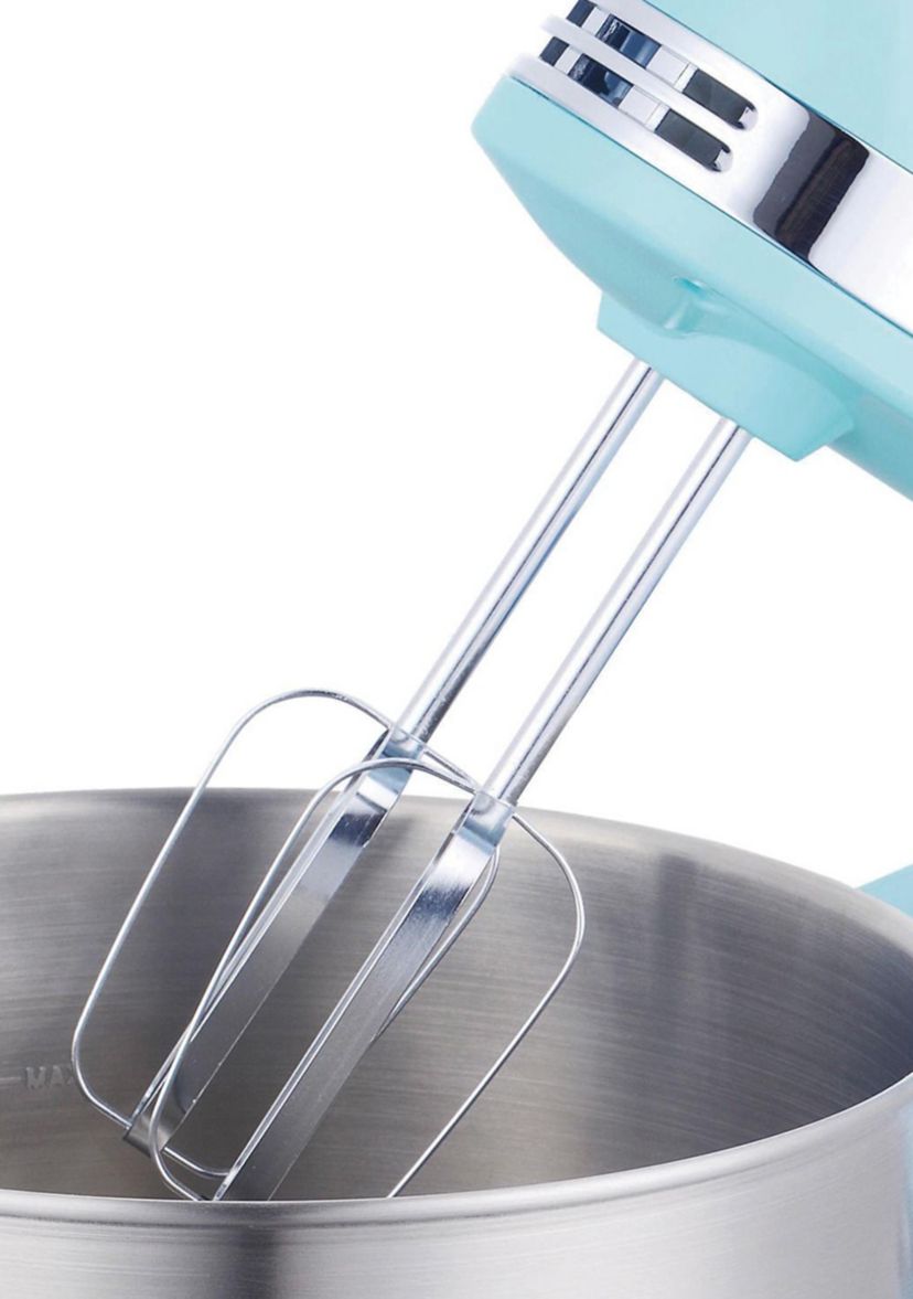 5-Speed Stand Mixer with 3-Quart Stainless Steel Mixing Bowl (Blue)