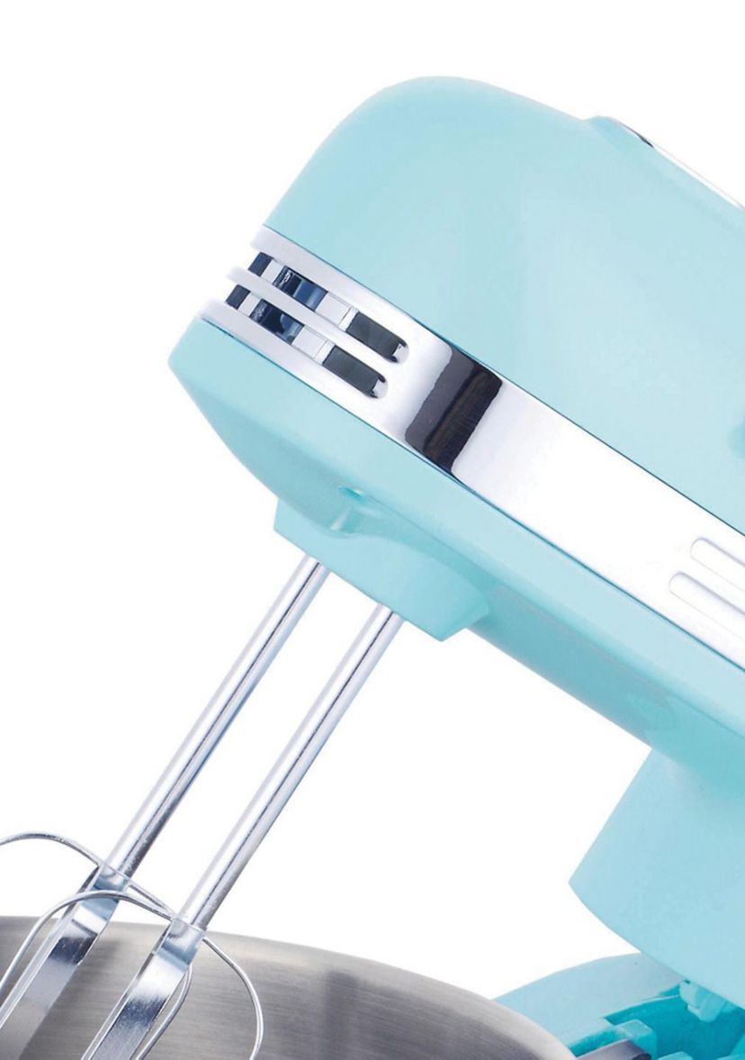5-Speed Stand Mixer with 3-Quart Stainless Steel Mixing Bowl (Blue)