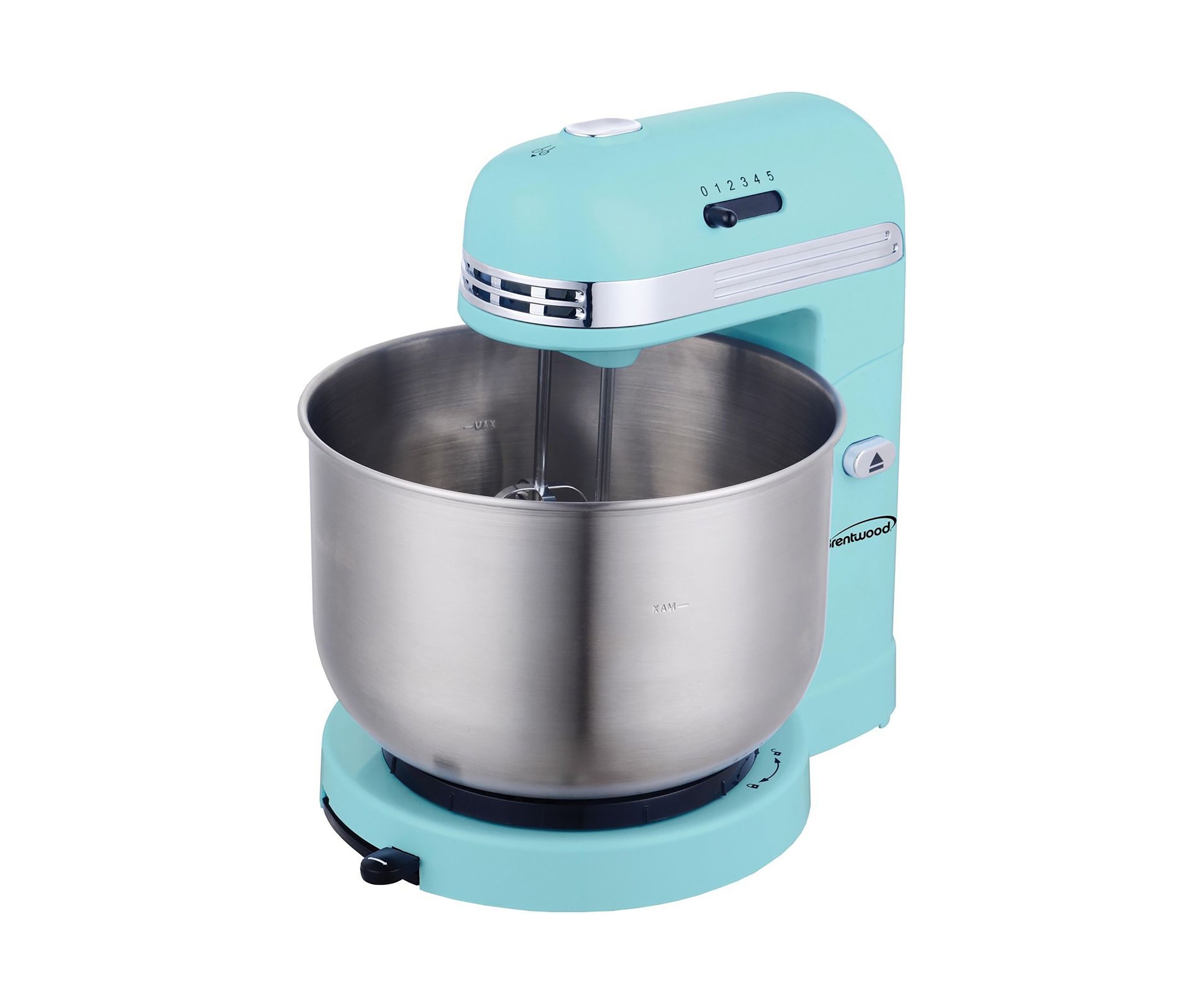 5-Speed Stand Mixer with 3-Quart Stainless Steel Mixing Bowl (Blue)