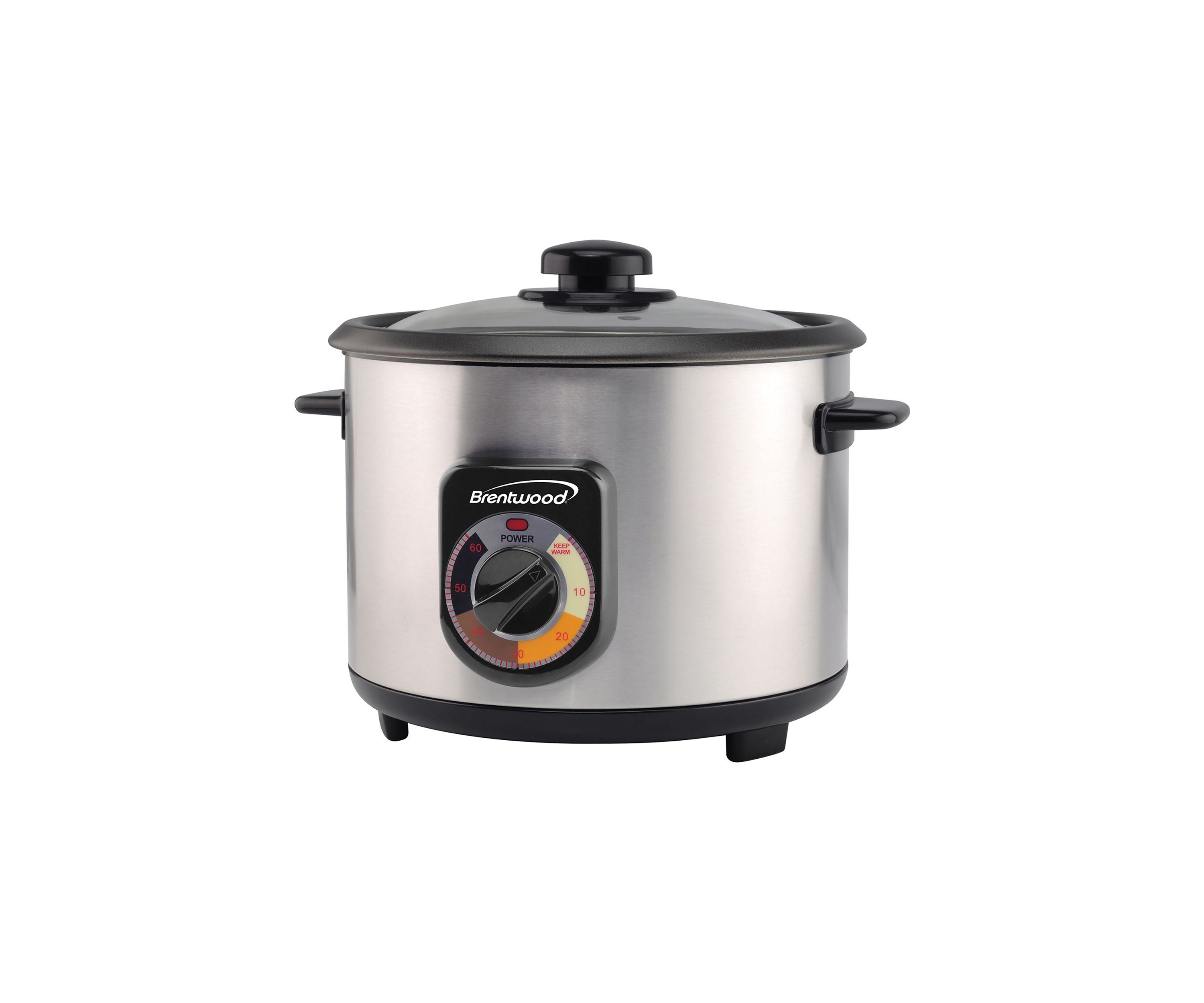 10-Cup Uncooked/20-Cup Cooked 700-Watt Stainless Steel Crunchy Persian Rice Cooker with Lid