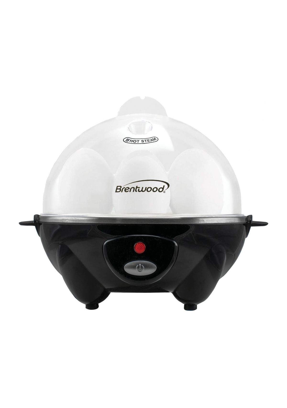 Electric Egg Cooker with Auto Shutoff (Black)