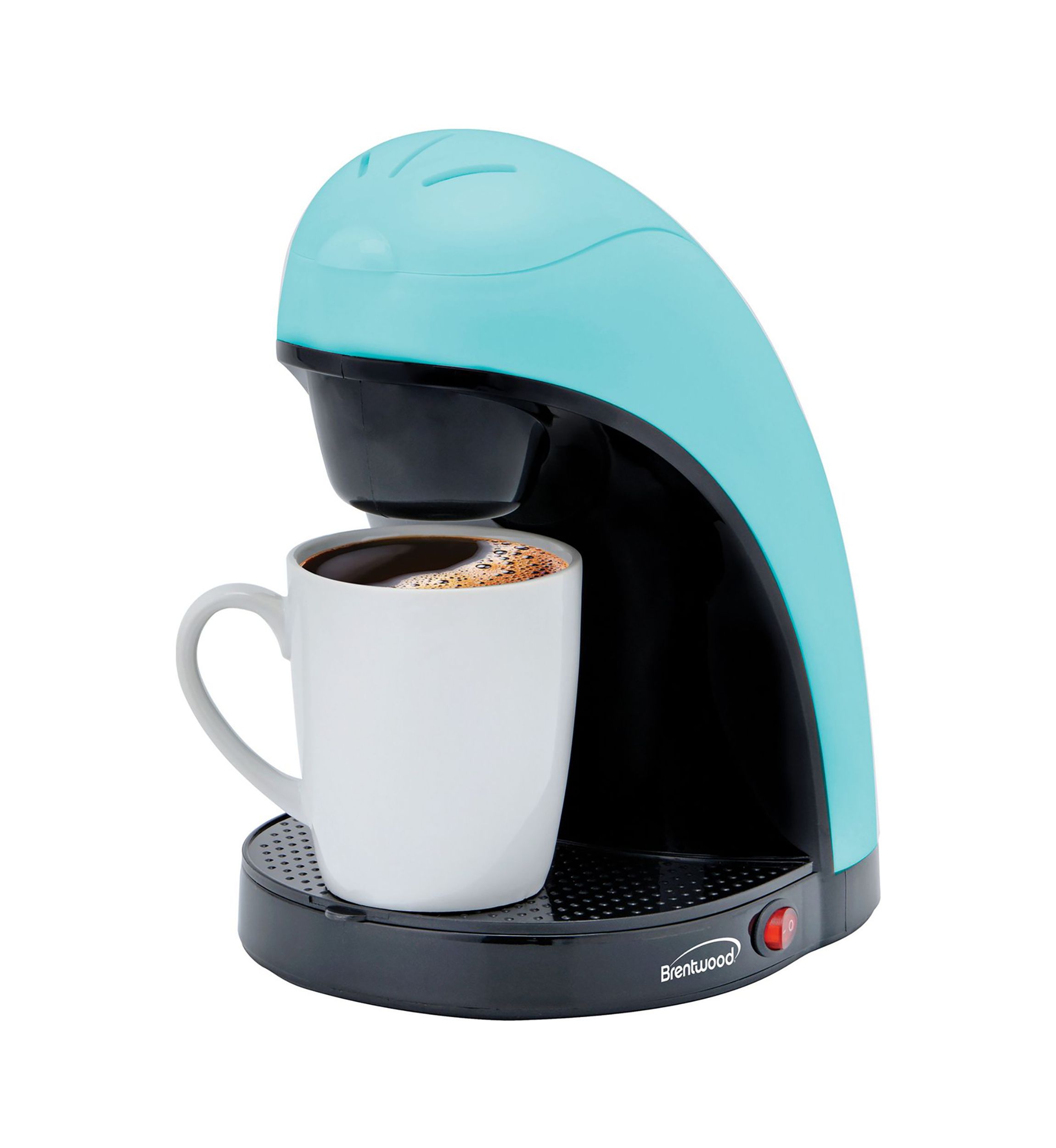 Single-Serve Coffee Maker with Mug (Blue)