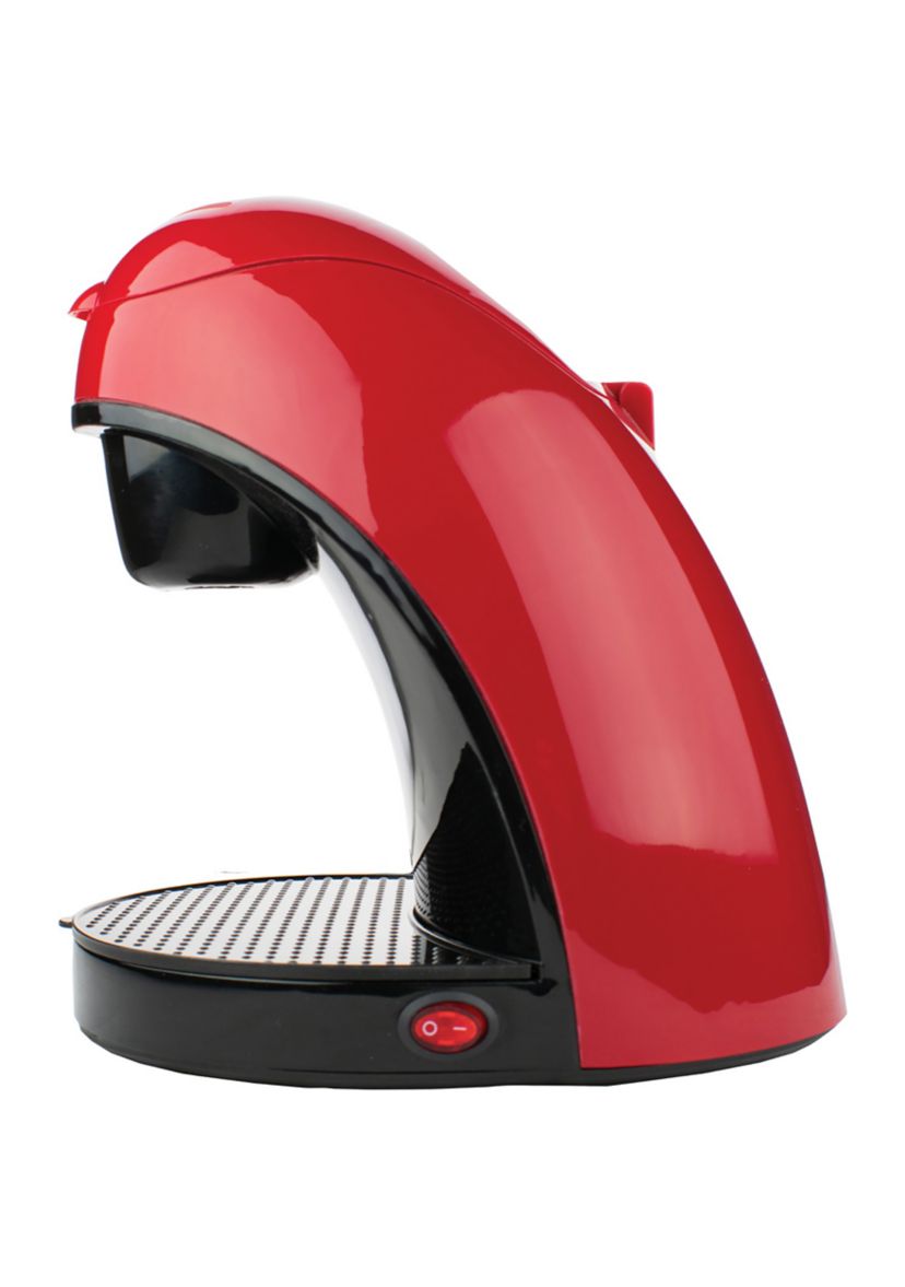  Single Serve Coffee Maker with Mug (Red) 