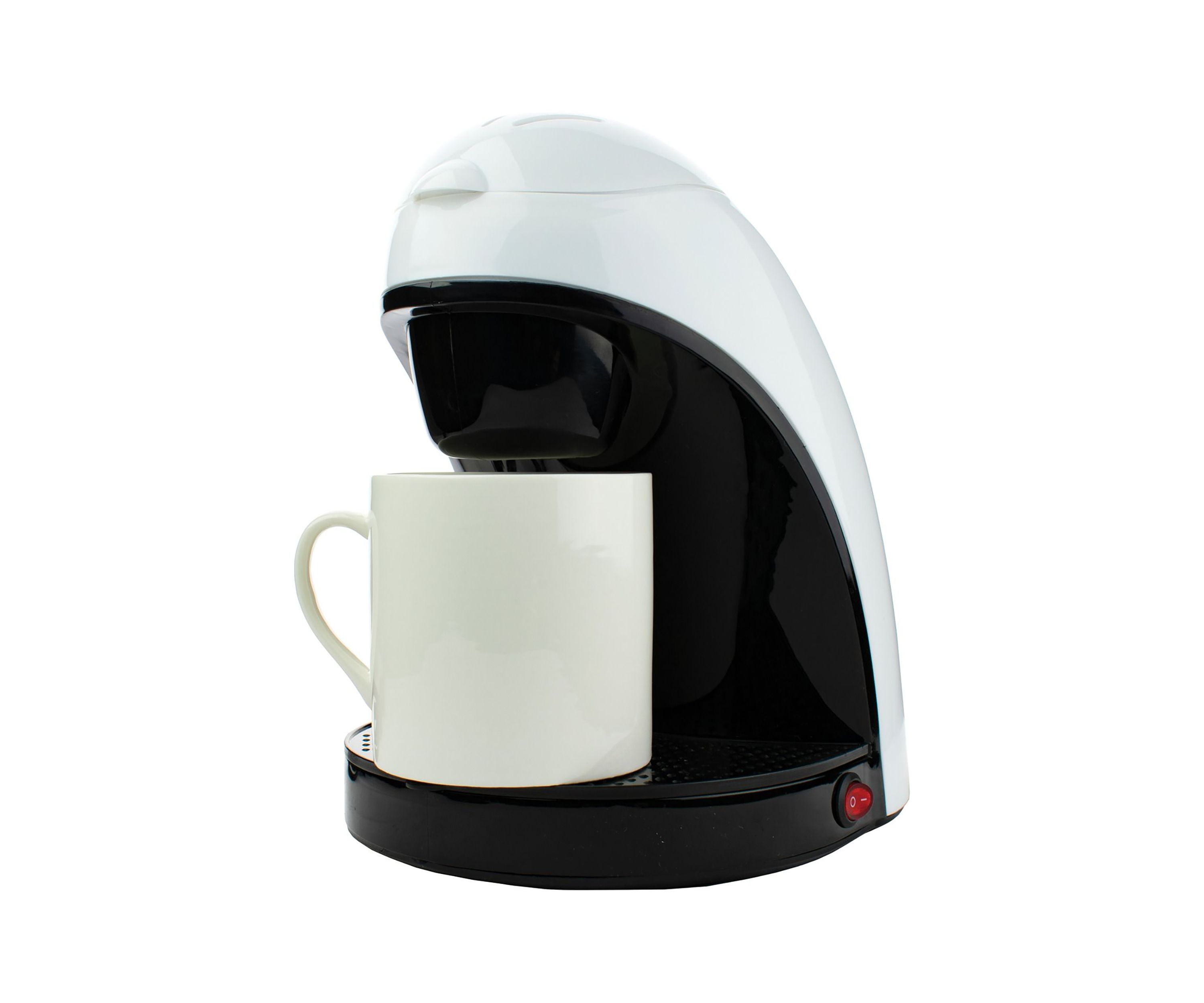 Single-Serve Coffee Maker with Mug (White)