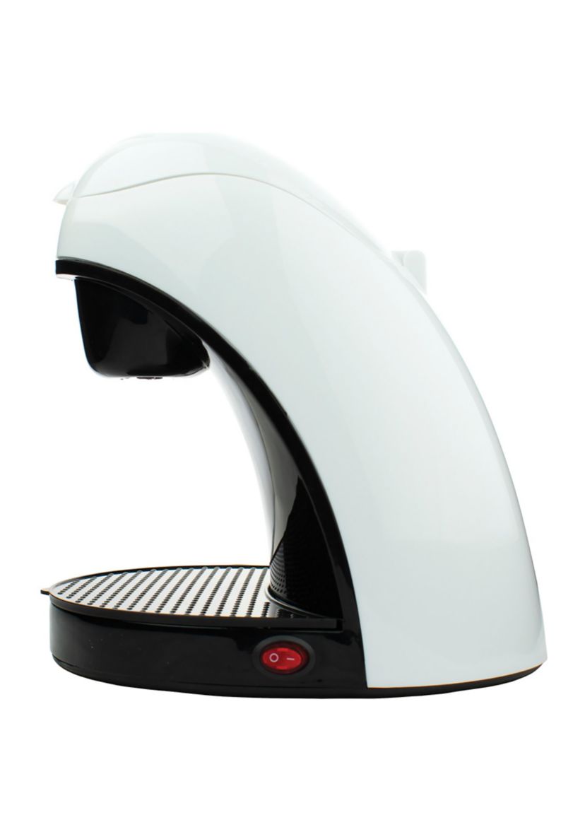 Single-Serve Coffee Maker with Mug (White)