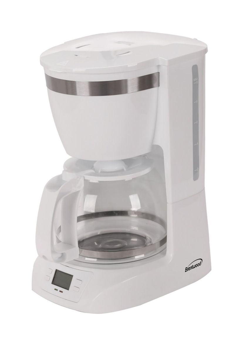 10-Cup Digital Coffee Maker (White)