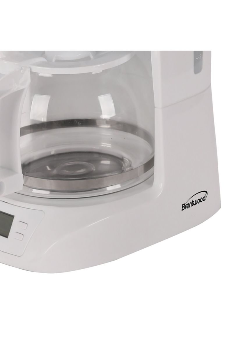 10-Cup Digital Coffee Maker (White)