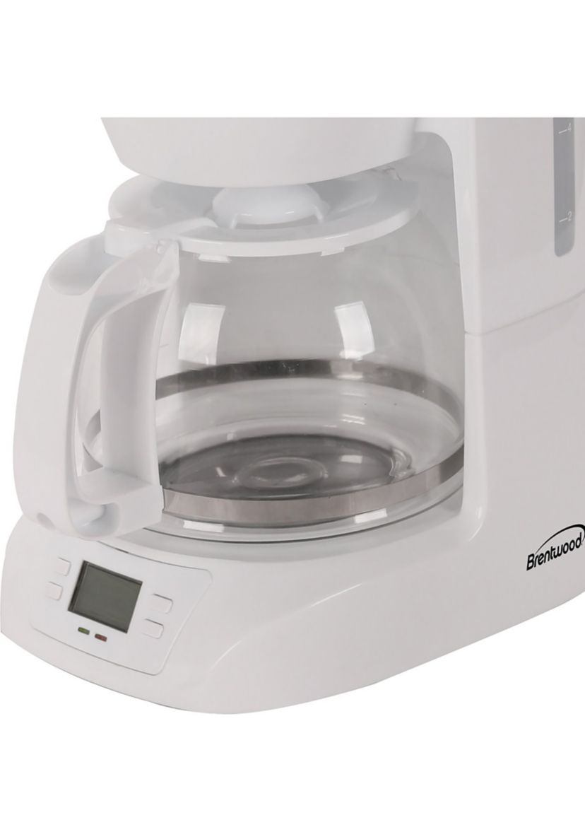 10-Cup Digital Coffee Maker (White)