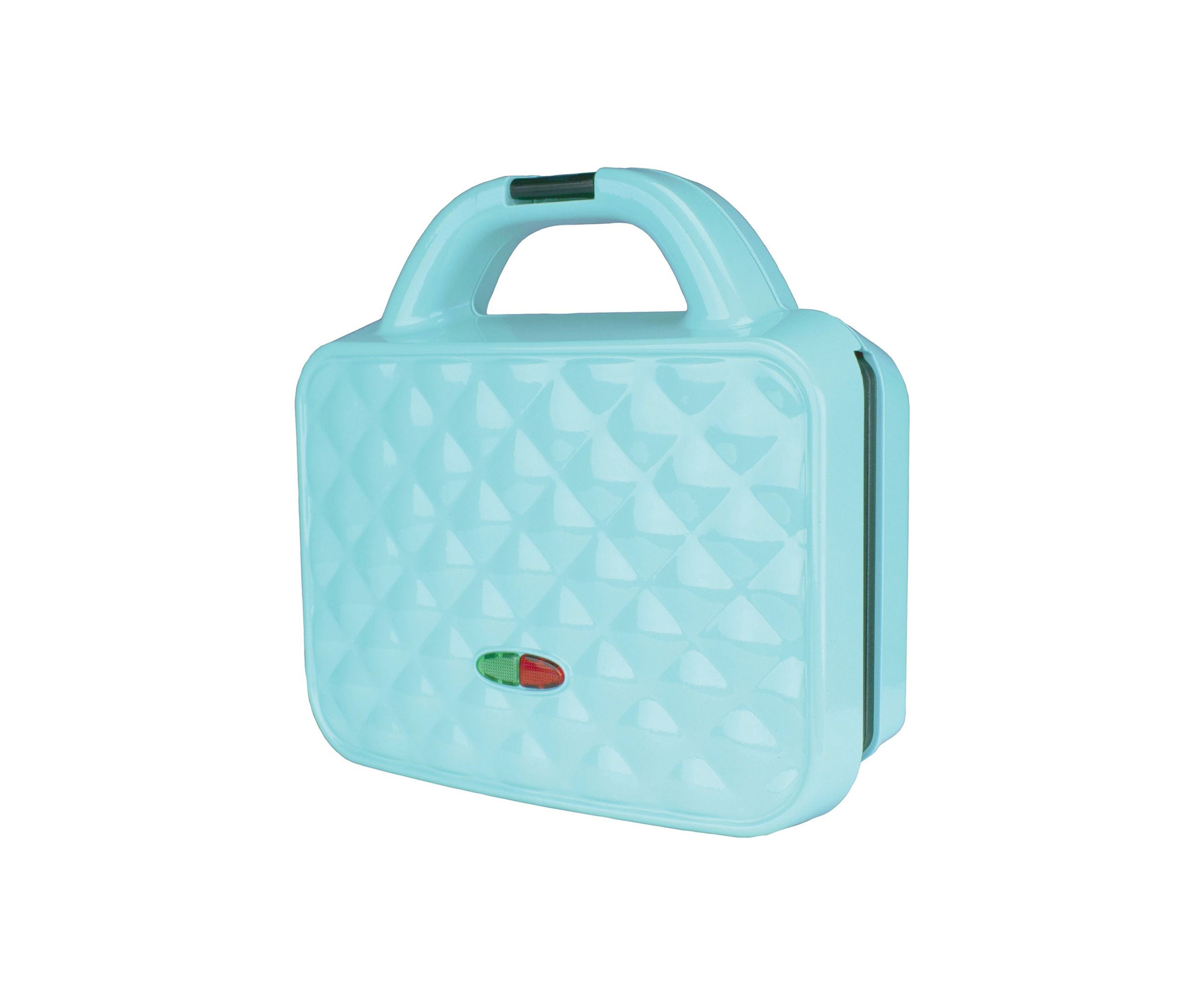 Couture Purse Nonstick Dual Waffle Maker (Blue)