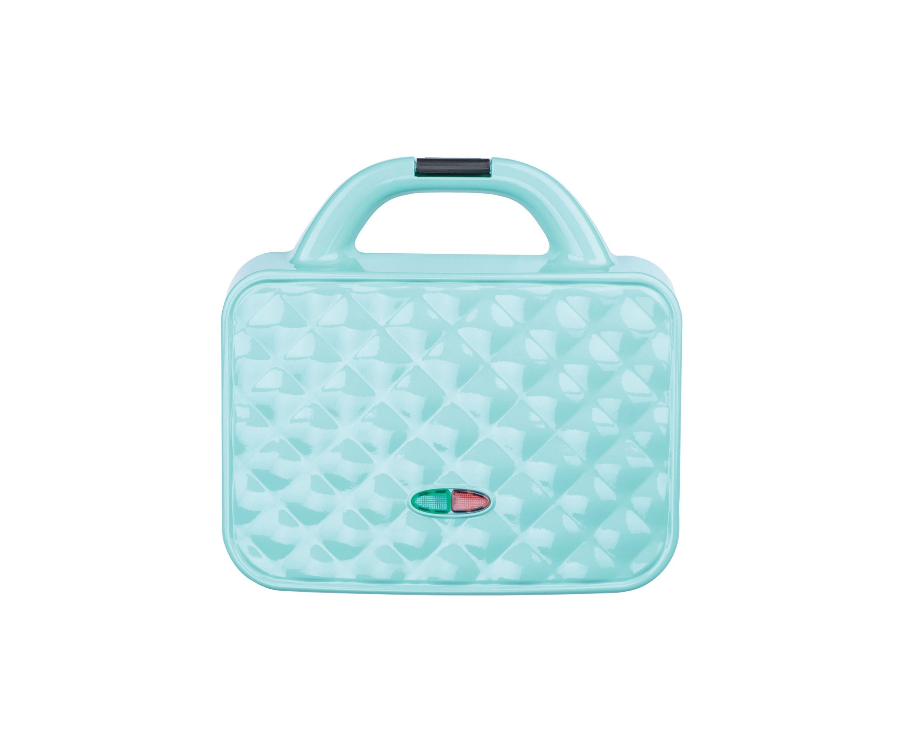 Couture Purse Nonstick Dual Waffle Maker (Blue)