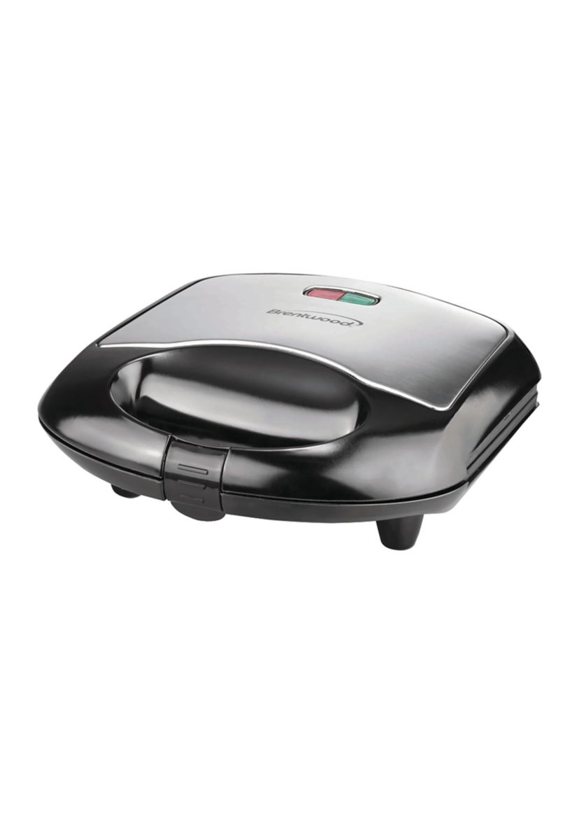 Nonstick Compact Dual Sandwich Maker (Black)