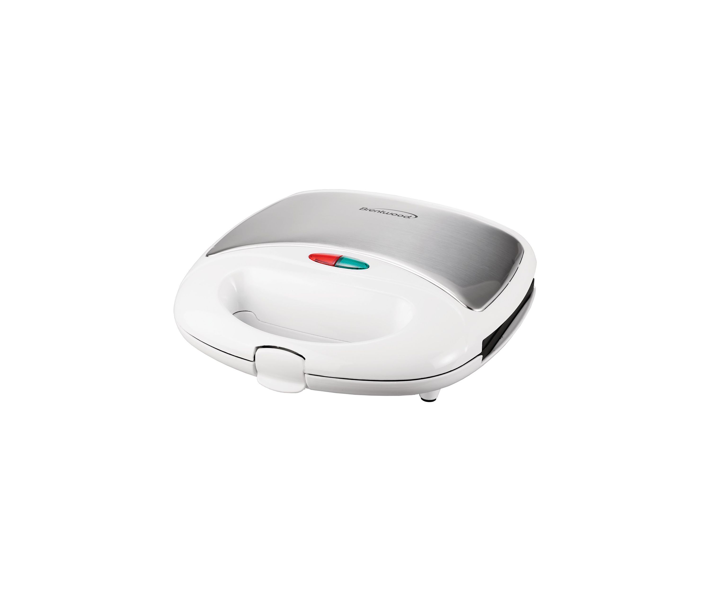Nonstick Compact Dual Sandwich Maker (White)