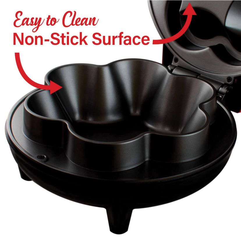 TS-257R 10-In. Electric Tortilla Taco Bowl Maker, Red