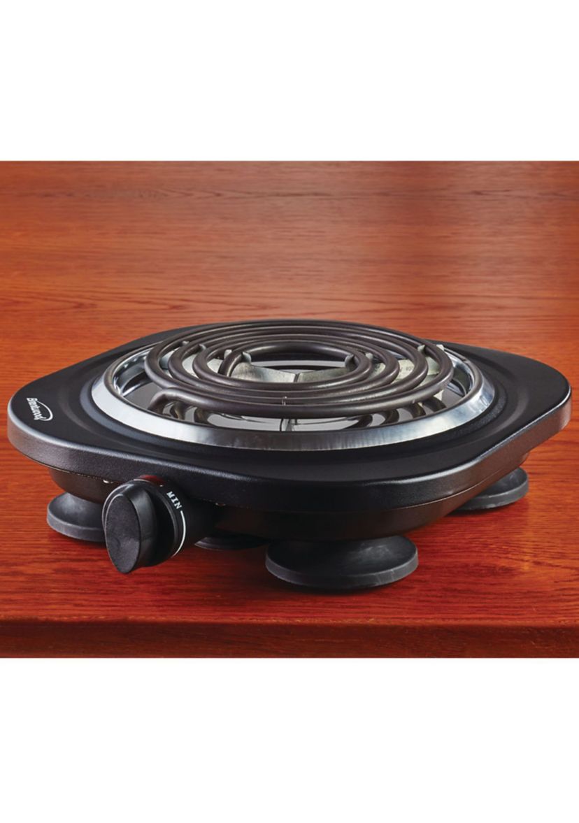 1,000-Watt Single Electric Burner (Black)