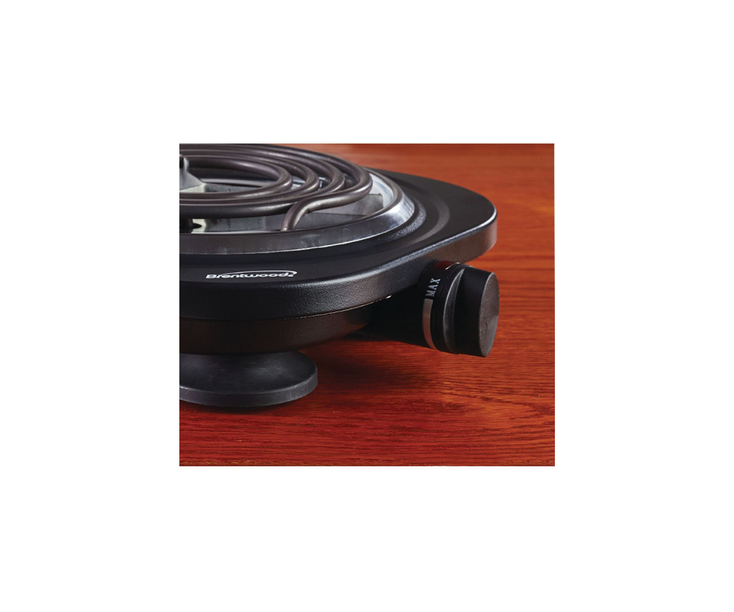 1,000-Watt Single Electric Burner (Black)