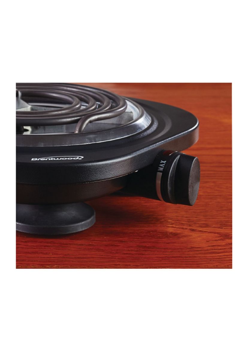 1,000-Watt Single Electric Burner (Black)