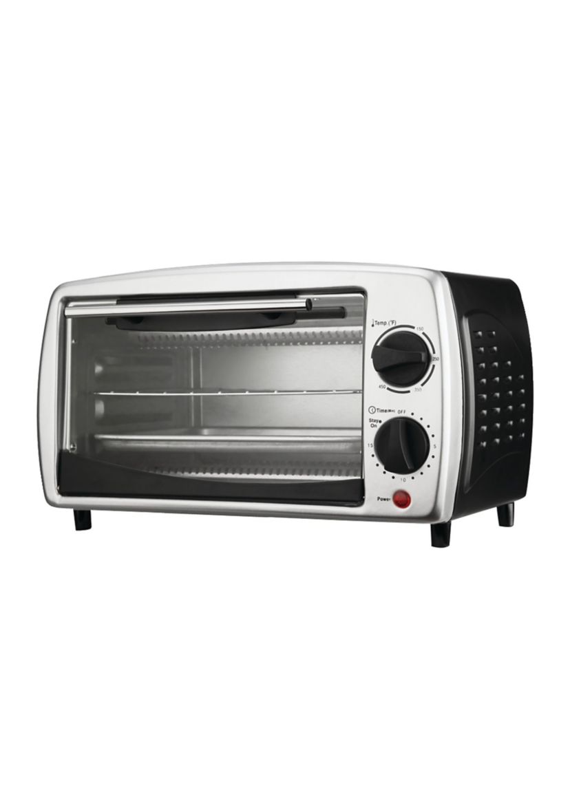 4-Slice Toaster Oven and Broiler (Black)