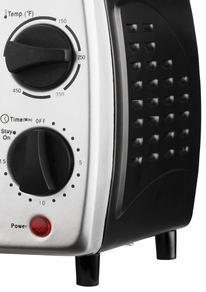 4-Slice Toaster Oven and Broiler (Black)