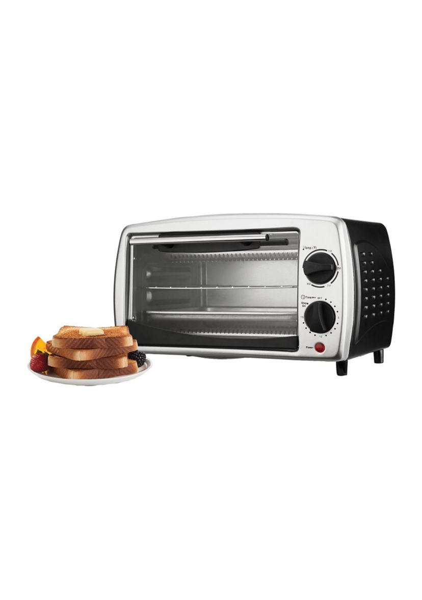 4-Slice Toaster Oven and Broiler (Black)