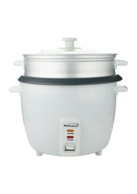 Brentwood Rice Cooker with Steamer (10 Cups, 700 Watts)