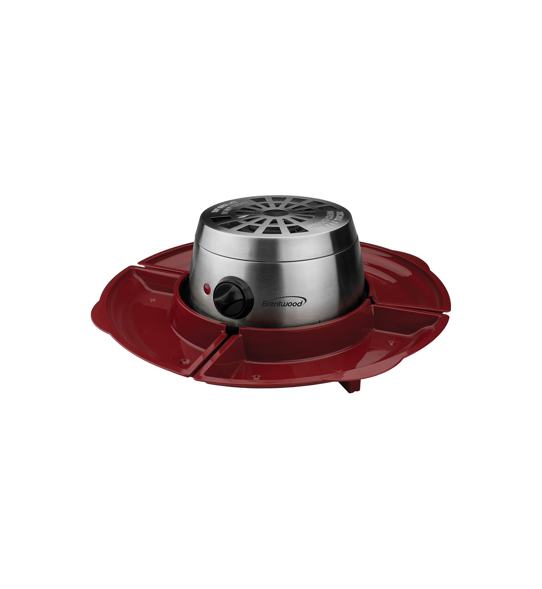 Indoor Electric Stainless Steel S’mores Maker with 4 Trays and 4 Roasting Forks