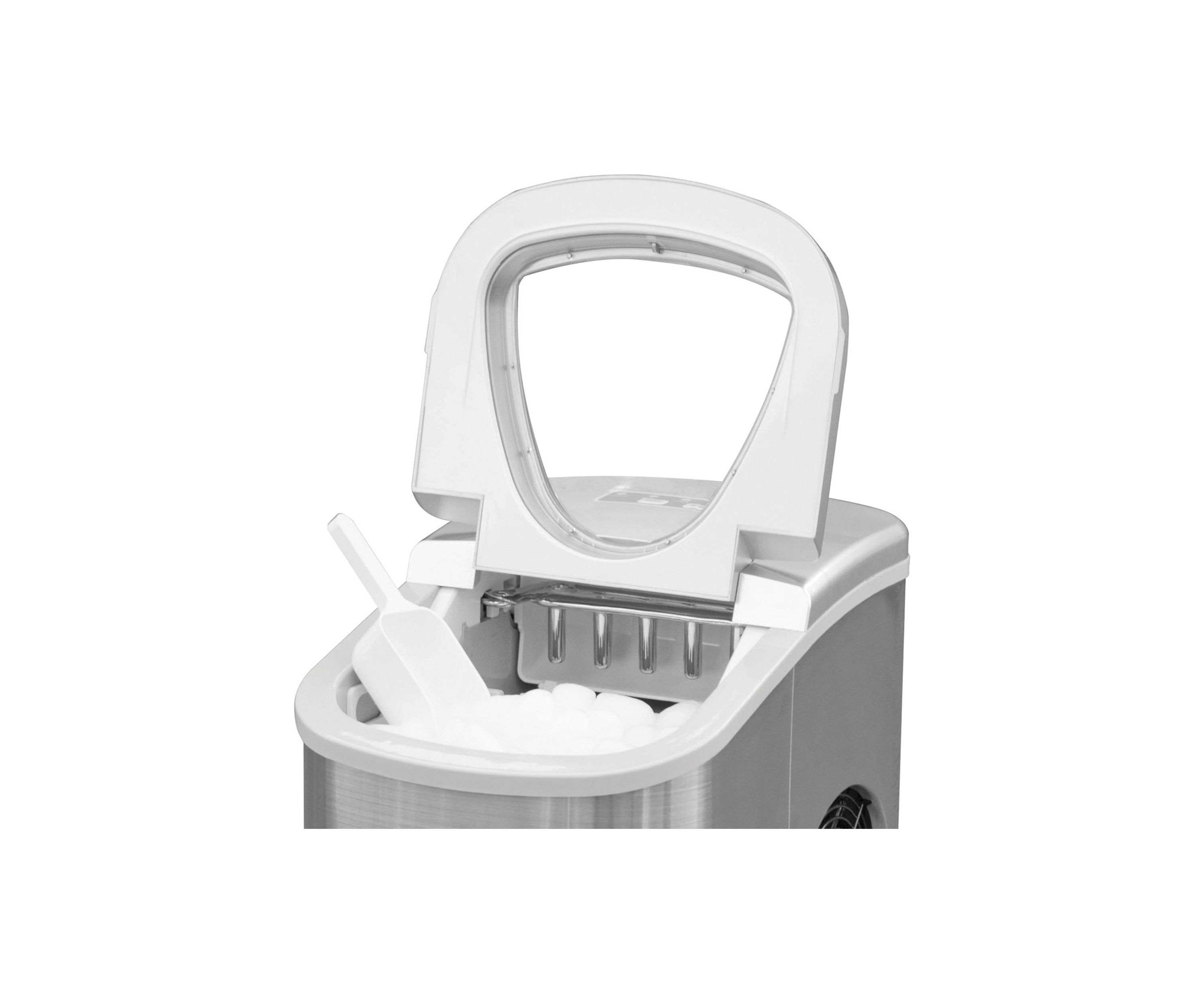 26-Pound Stainless Steel Countertop Ice Maker
