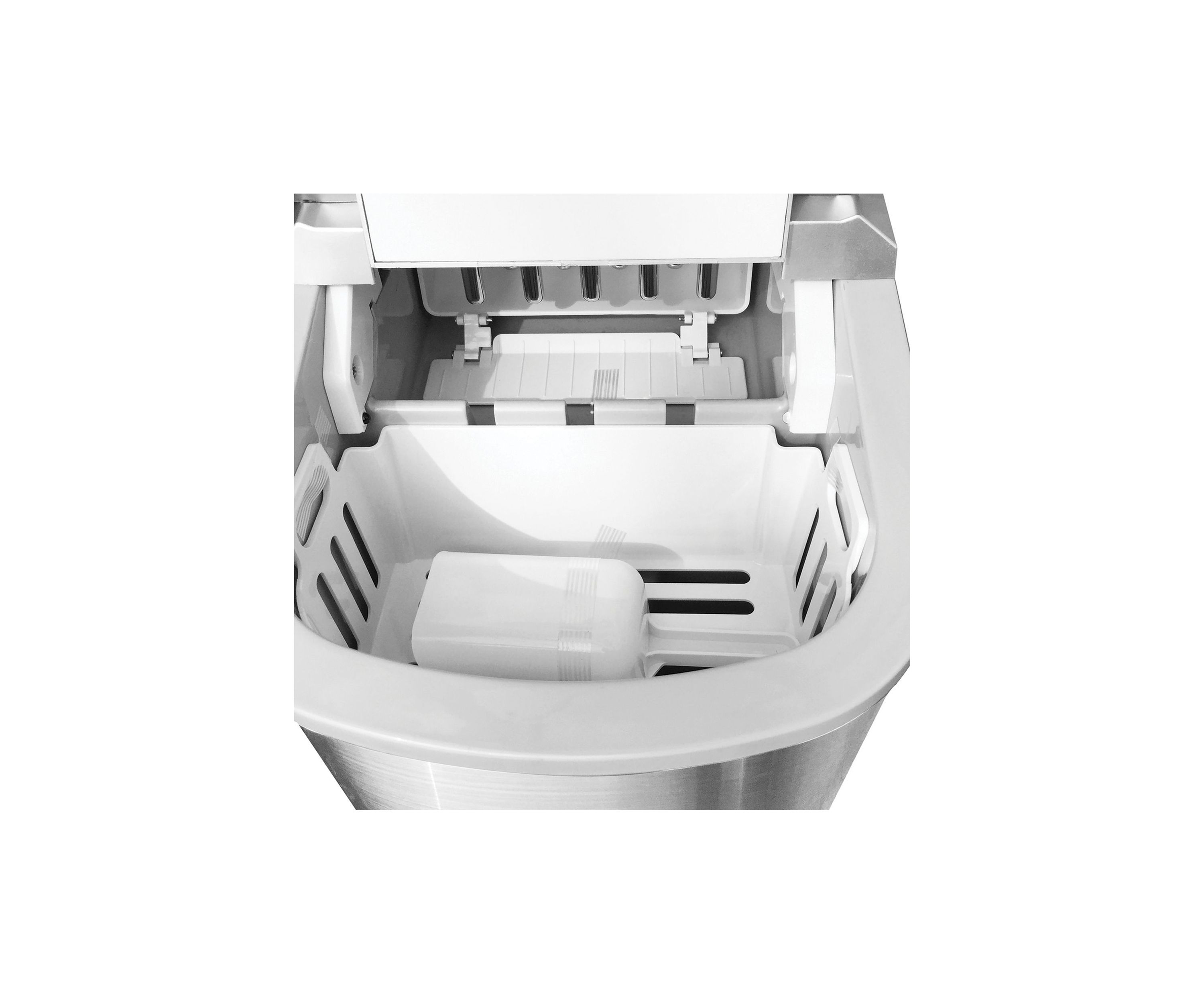 26-Pound Stainless Steel Countertop Ice Maker