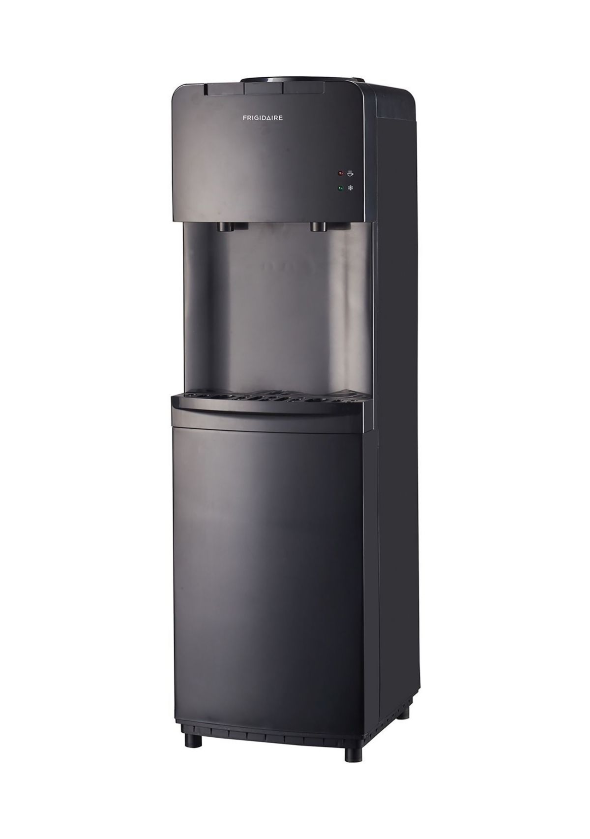 Enclosed Hot and Cold Water Cooler/Dispenser (Black)