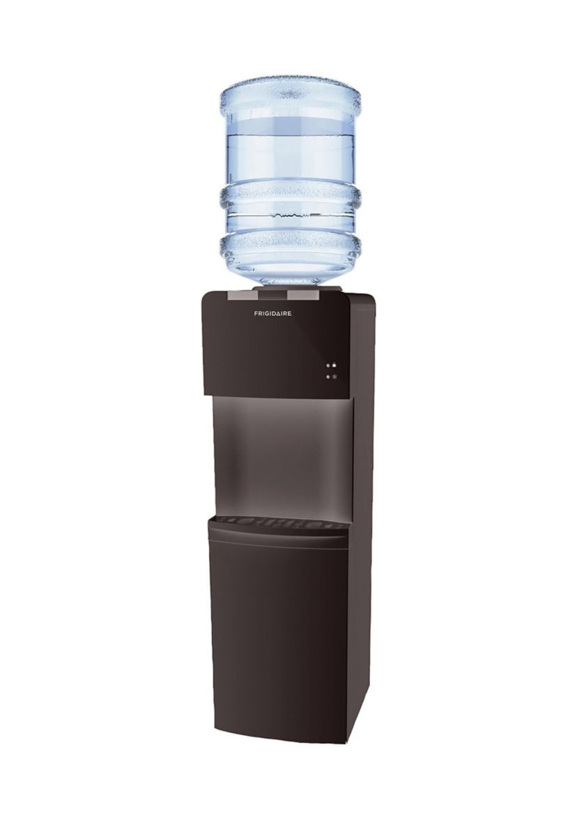 Enclosed Hot and Cold Water Cooler/Dispenser (Black)