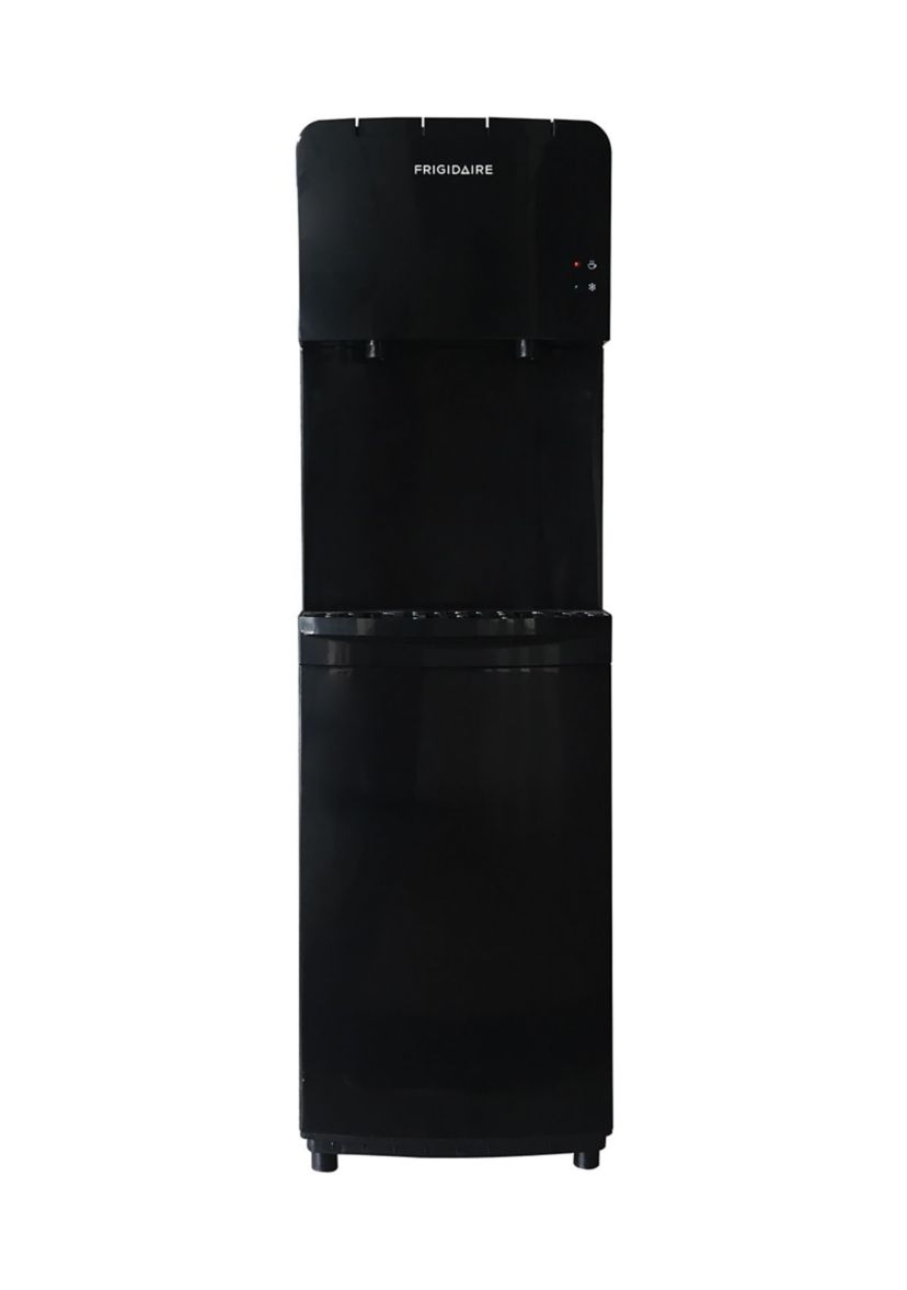 Enclosed Hot and Cold Water Cooler/Dispenser (Black)