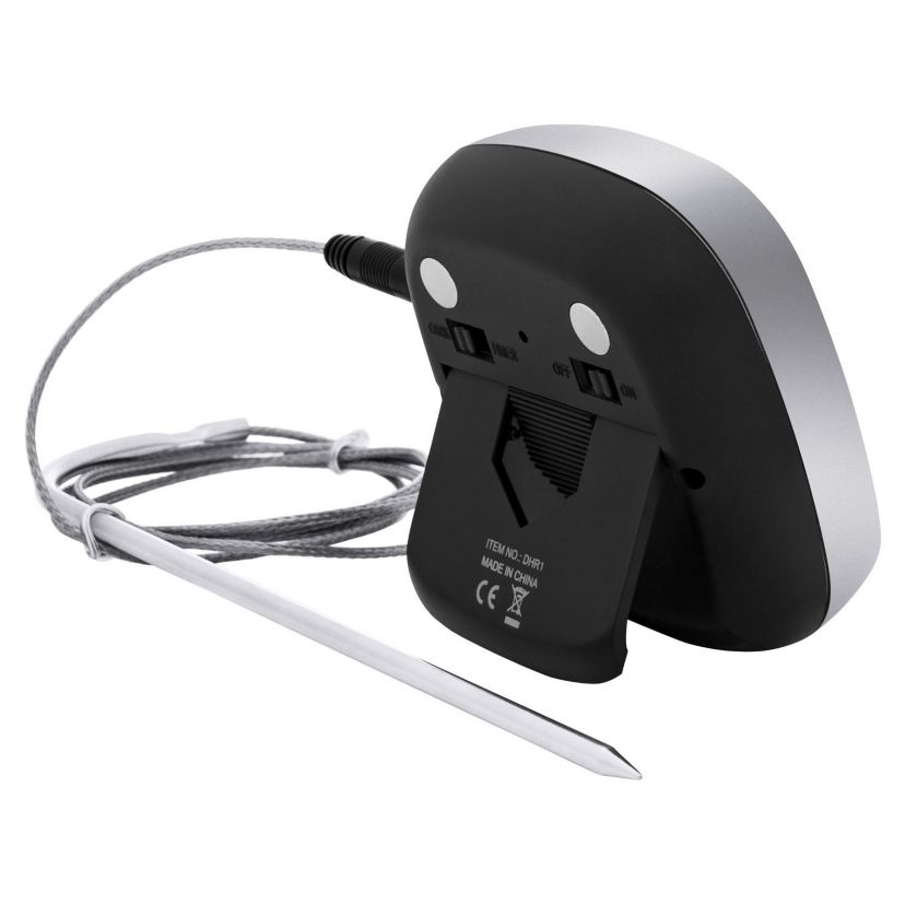 Touch Screen Thermometer and Timer (Black)