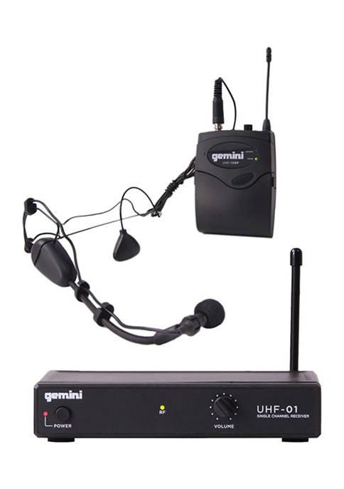 Gemini Single Channel UHF Wireless Microphone System with