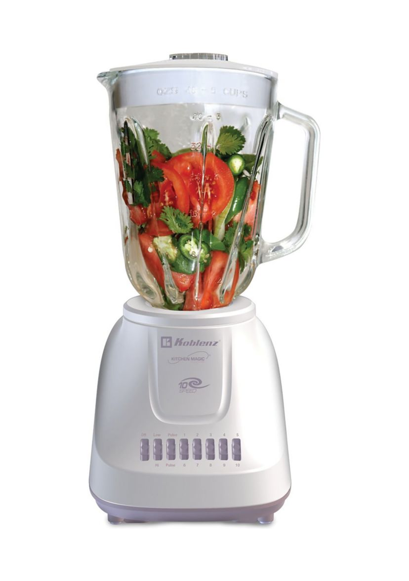 1.5-Liter Kitchen Magic Collection 10 Speed and 2 Pulses Glass Jar Blender