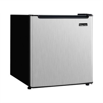 Magic Chef 1.7-Cu.-Ft. 90-Watt Stainless Steel Mini Refrigerator, Silver