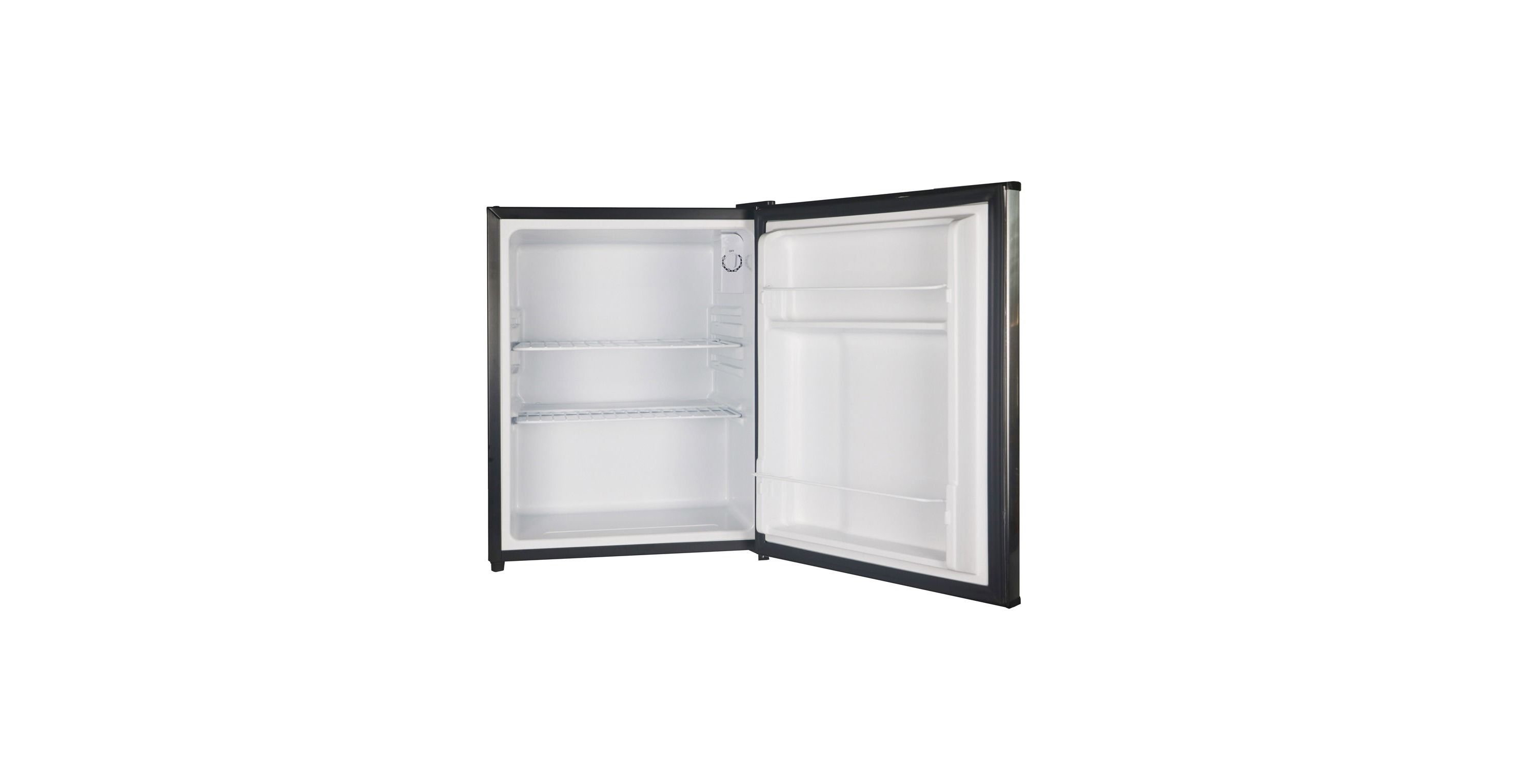 2.4 Cubic-Ft Stainless Steel Refrigerator
