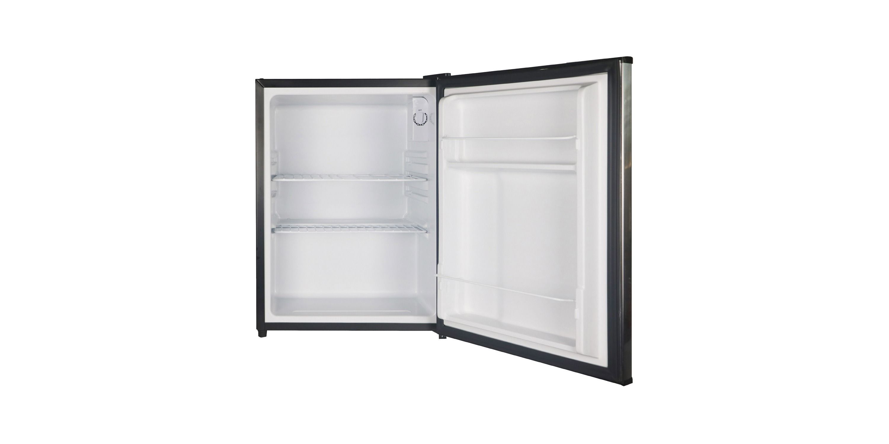 2.4 Cubic-Ft Stainless Steel Refrigerator