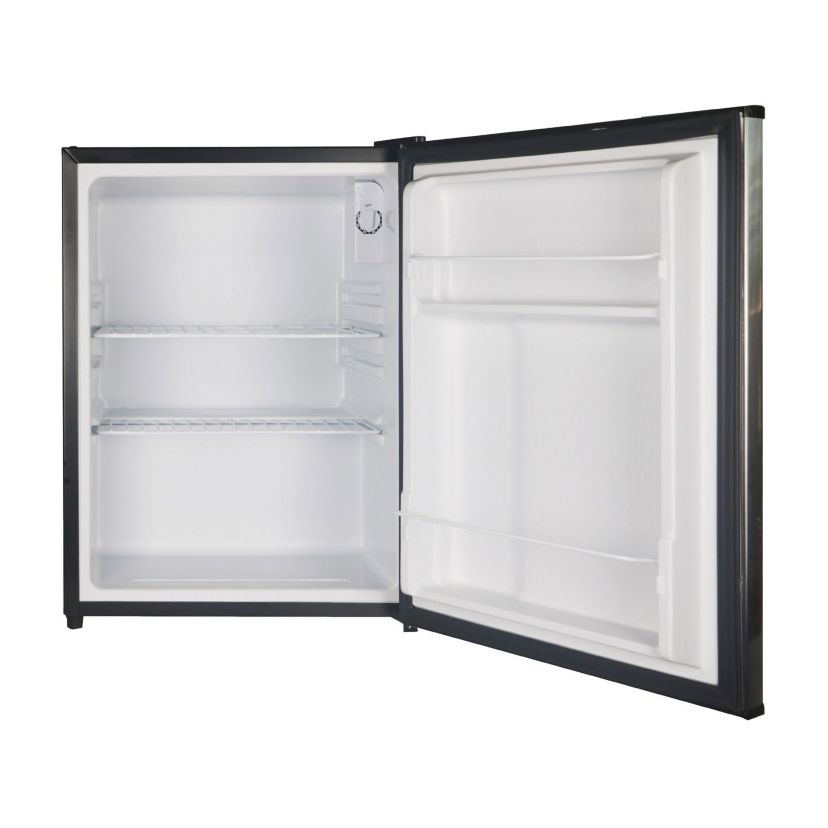 2.4 Cubic-Ft Stainless Steel Refrigerator