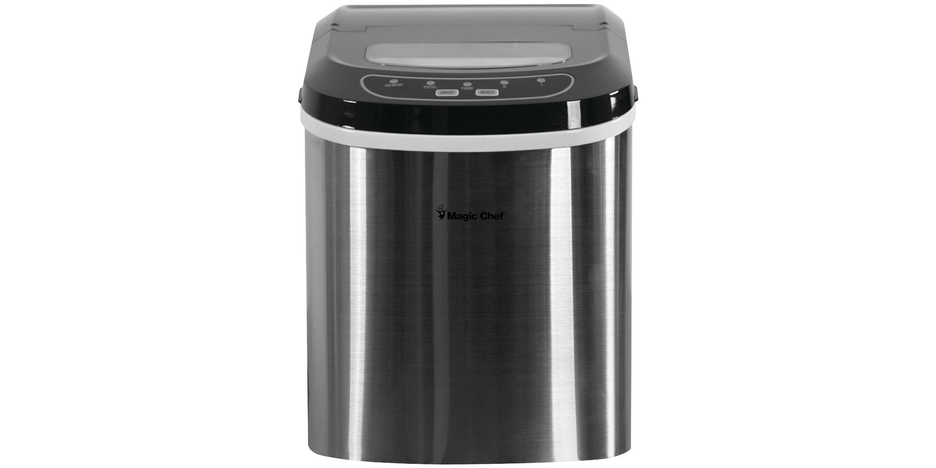 27-Pound-Capacity Portable Ice Maker (Stainless with Black Top)
