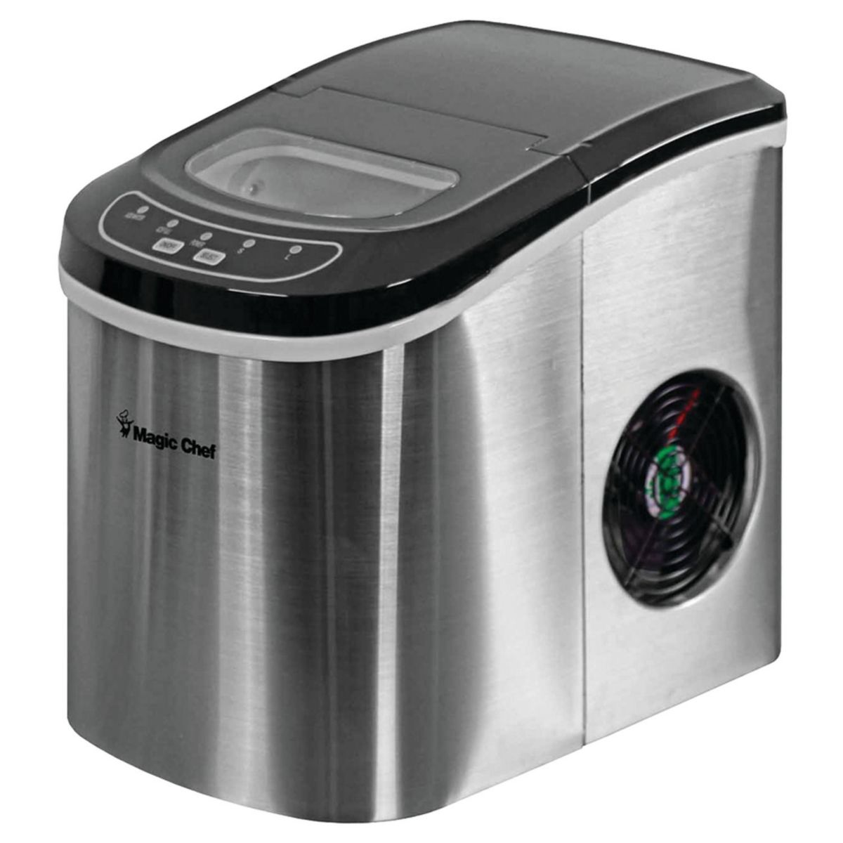 27-Pound-Capacity Portable Ice Maker (Stainless with Black Top)