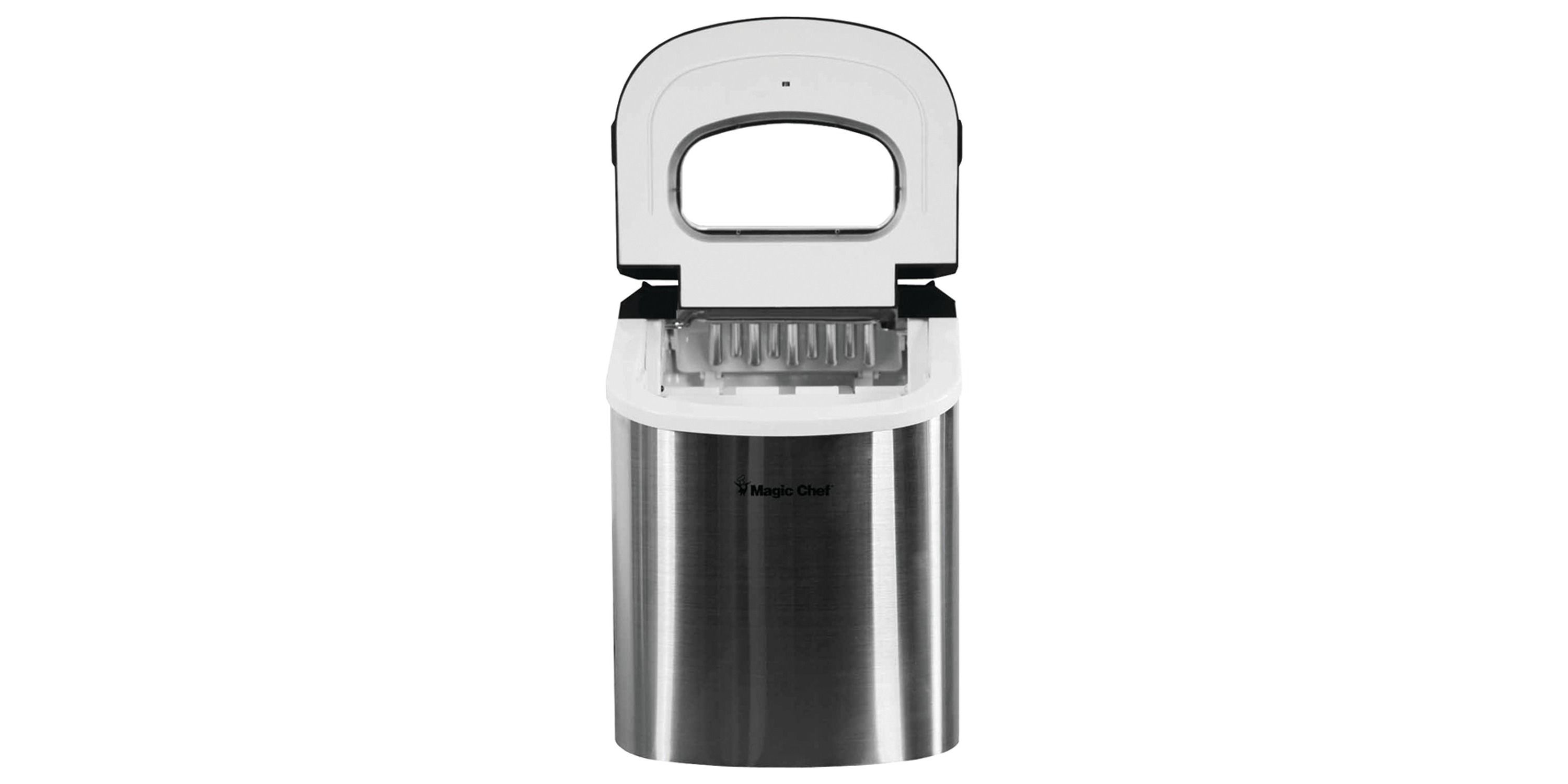 27-Pound-Capacity Portable Ice Maker (Stainless with Black Top)