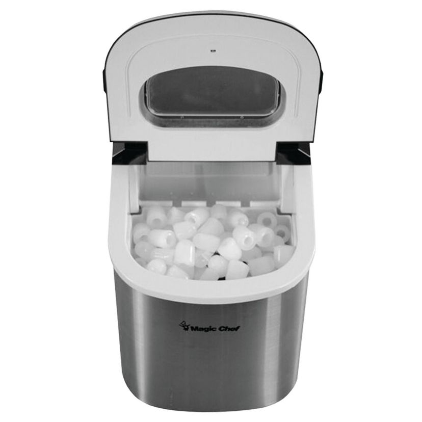 27-Pound-Capacity Portable Ice Maker (Stainless with Black Top)