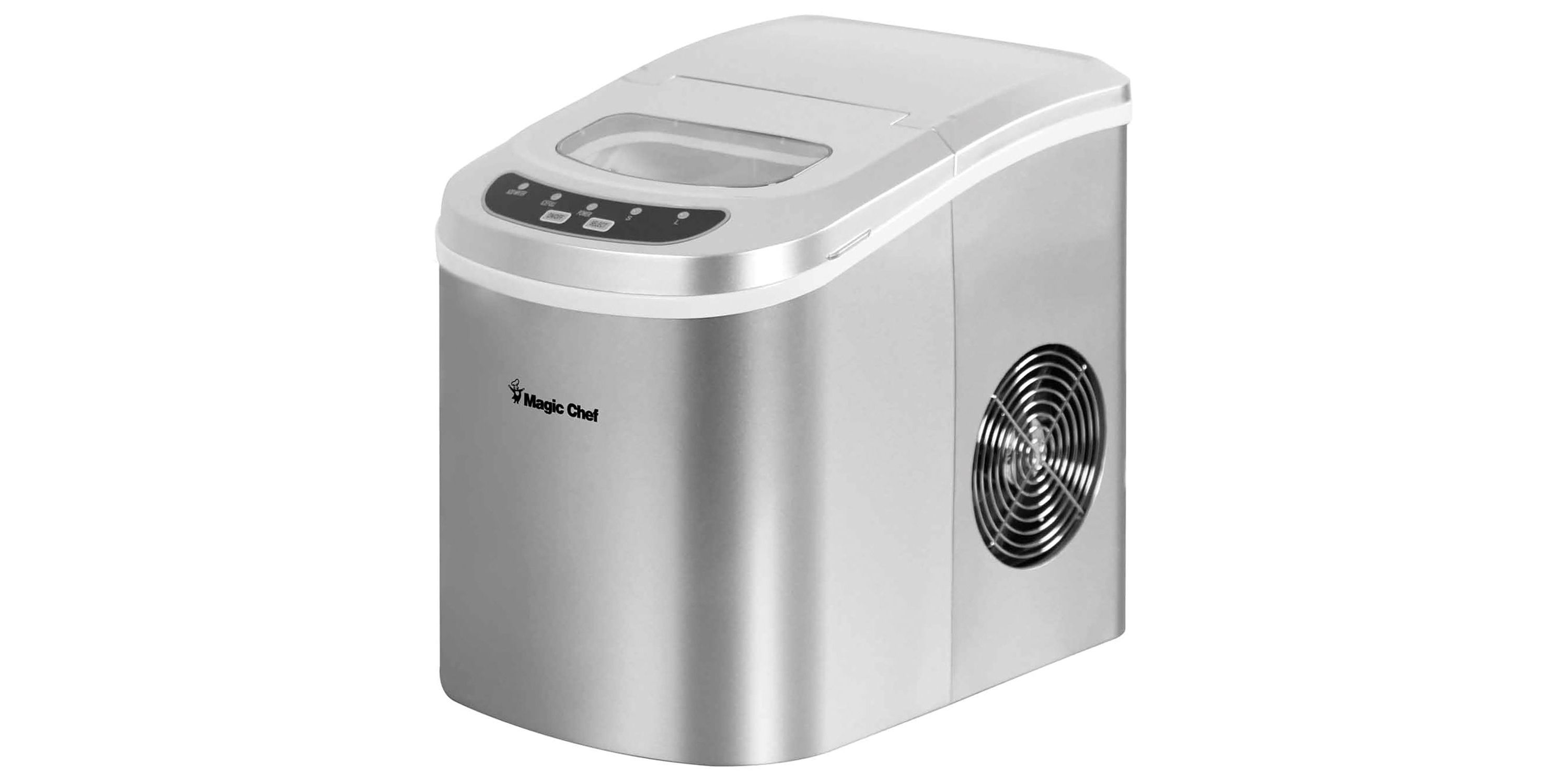 27-Pound-Capacity Portable Ice Maker (Silver with Silver Top)
